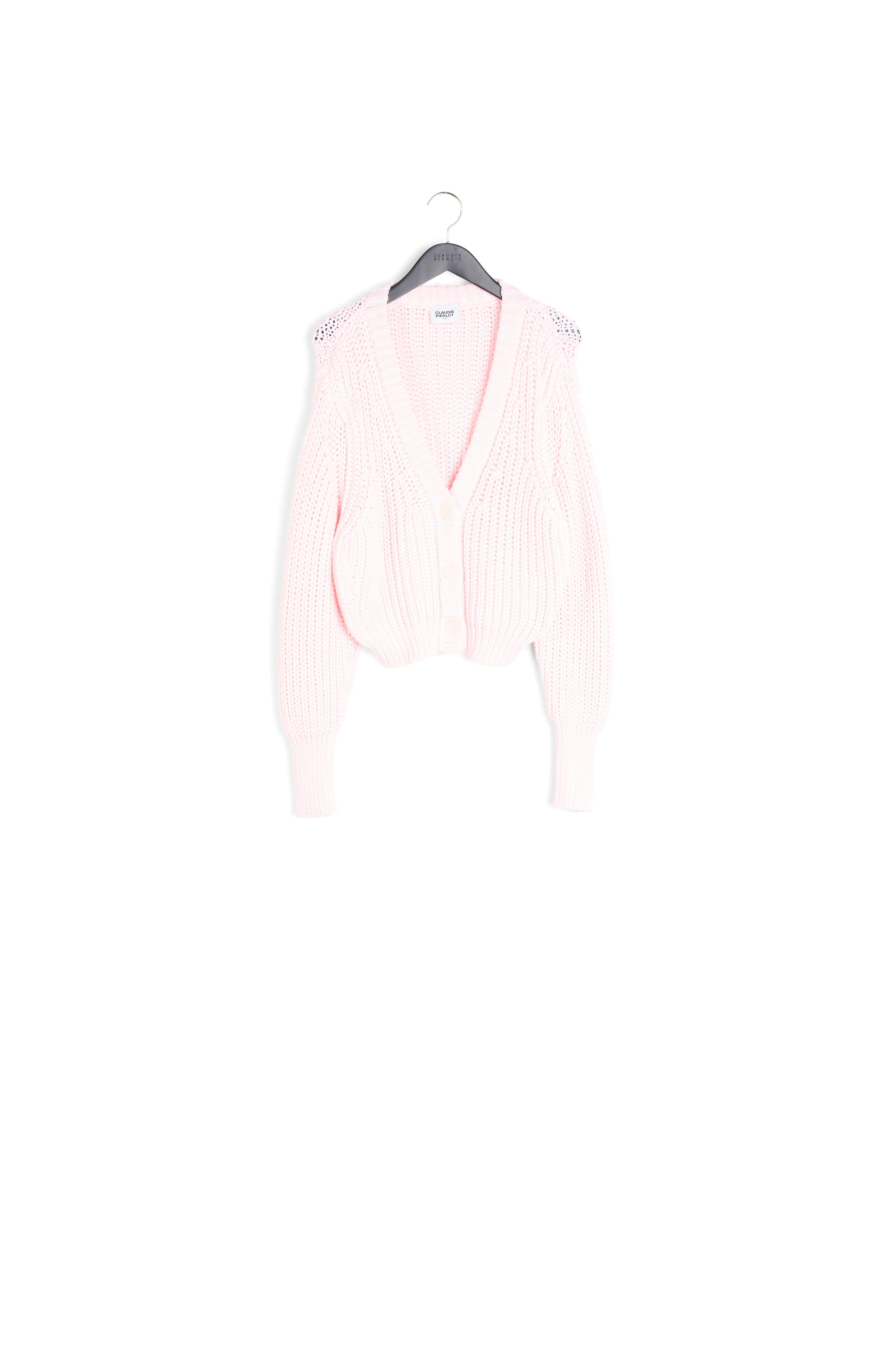 Cardigan maille côtelée Faume - seconde main