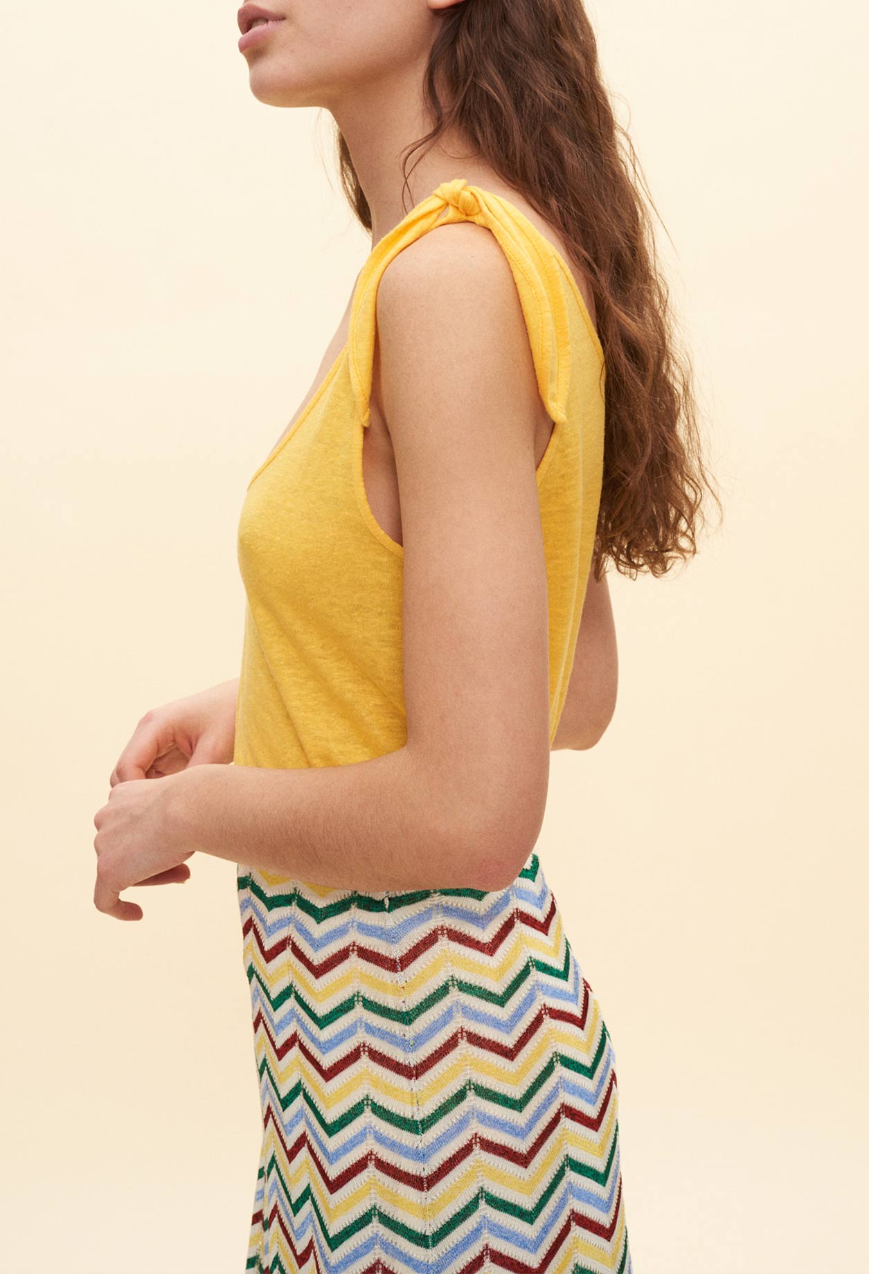 Top à bretelles nouées Faume - seconde main