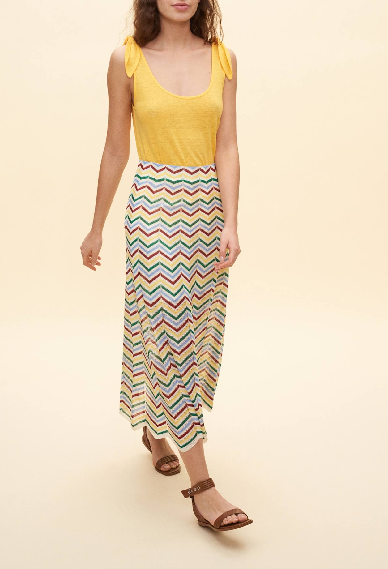 Top à bretelles nouées Faume - seconde main