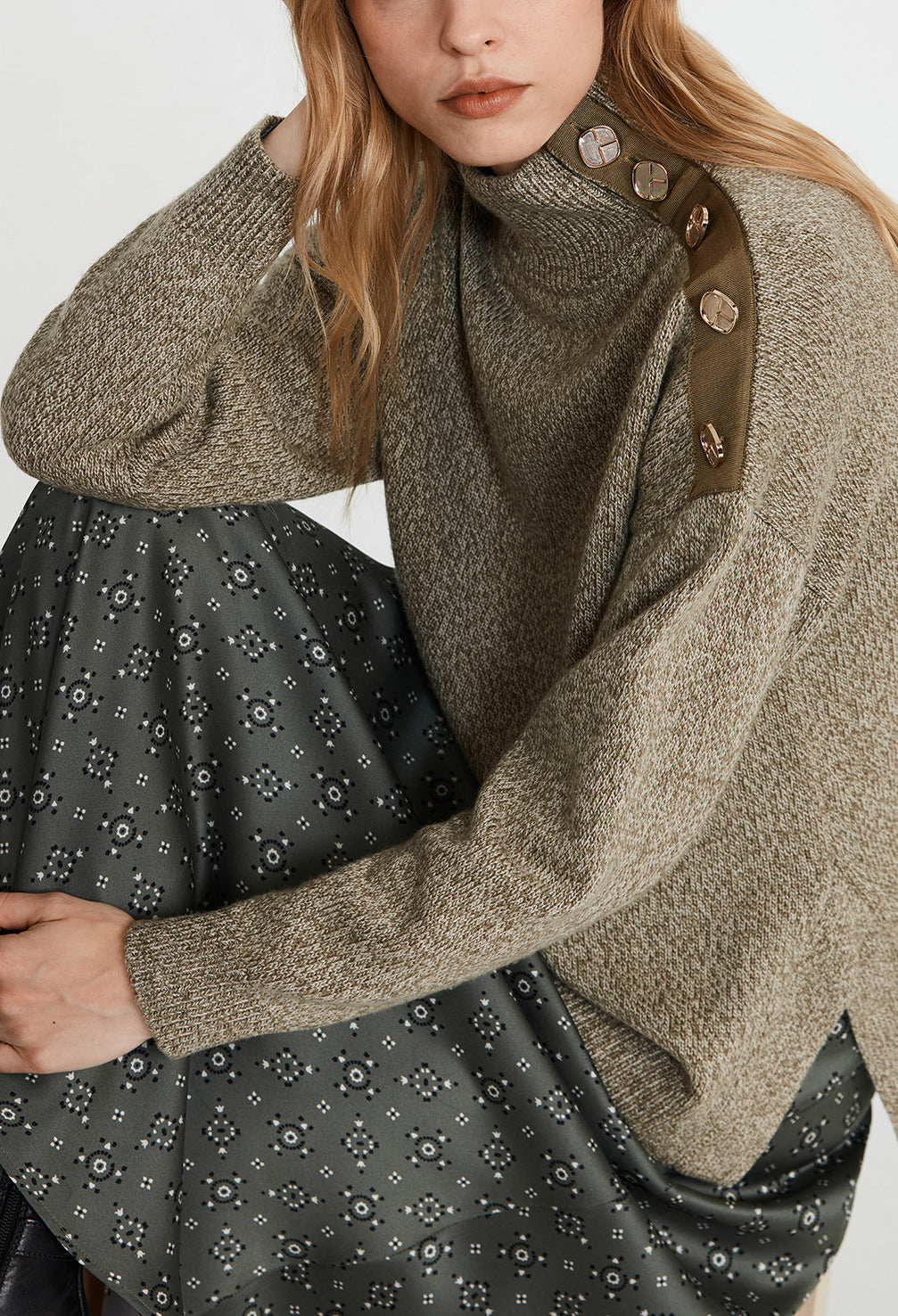 Pull oversize laine Faume - seconde main