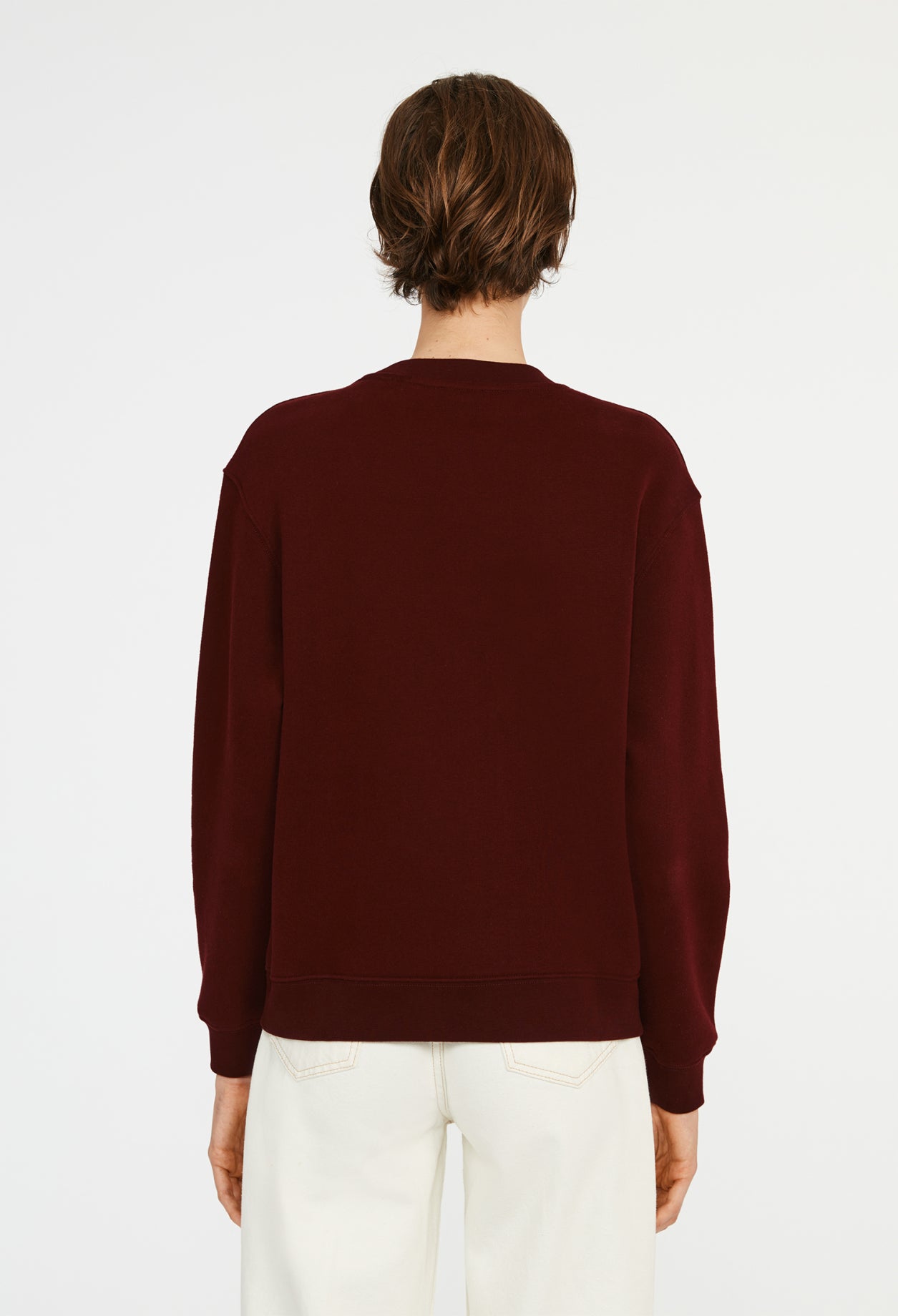 Sweatshirt bordeaux avec logo Faume - seconde main