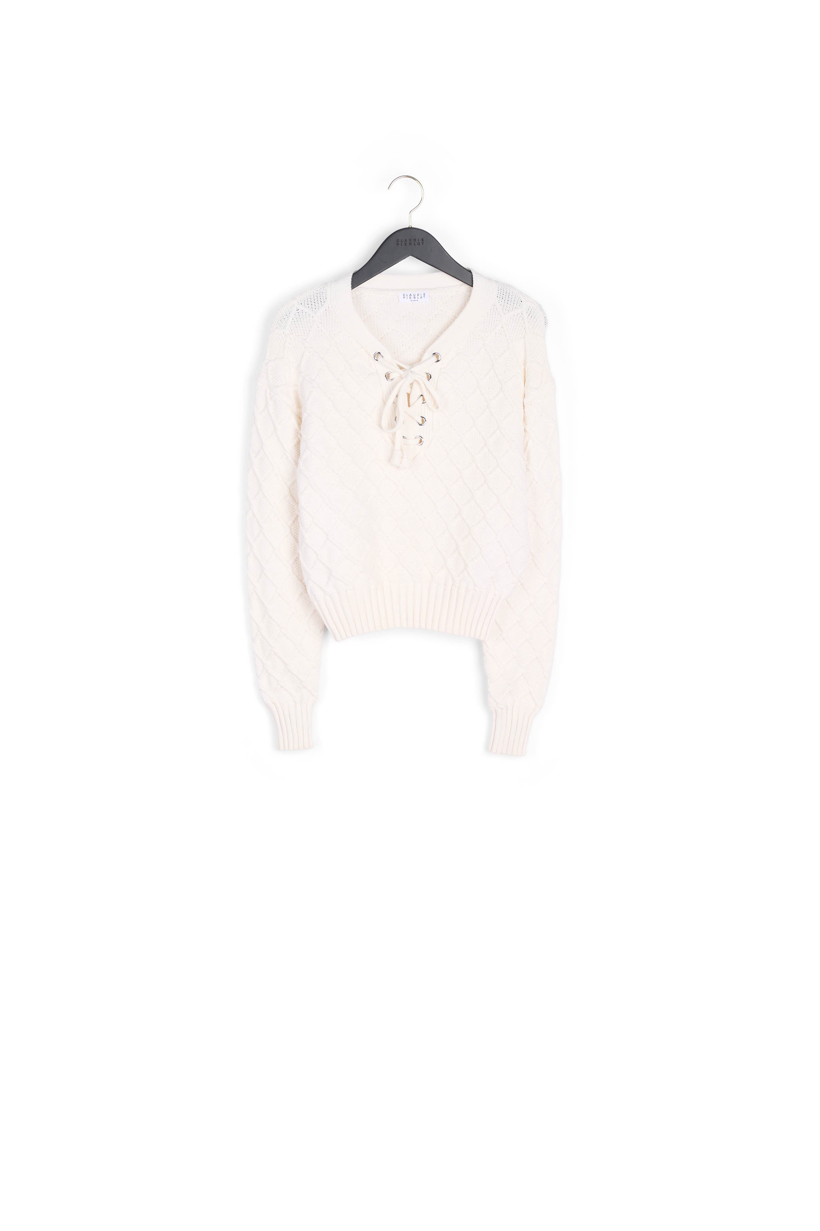 Pull en maille de coton biologique Faume - seconde main