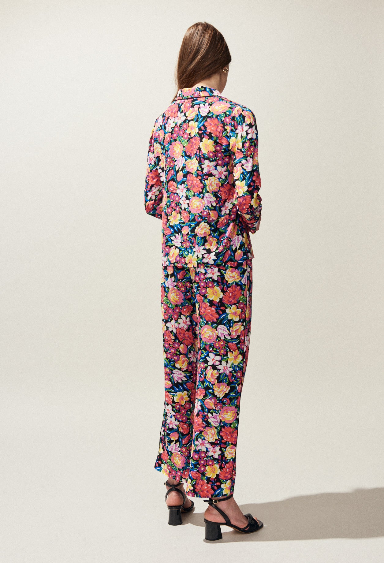 Chemise fluide imprimée fleurs Faume - seconde main