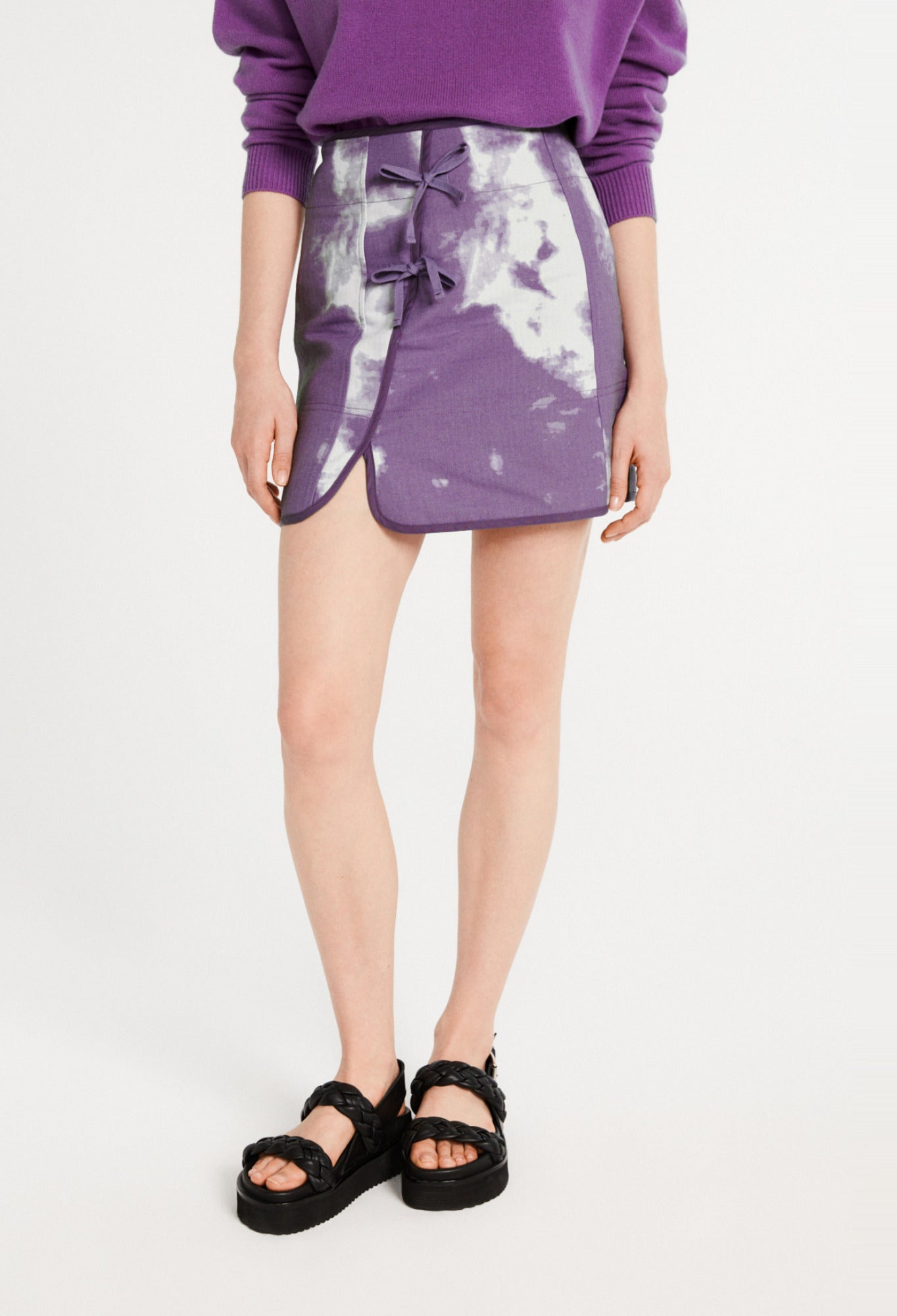 Jupe mini imprimée Faume - seconde main