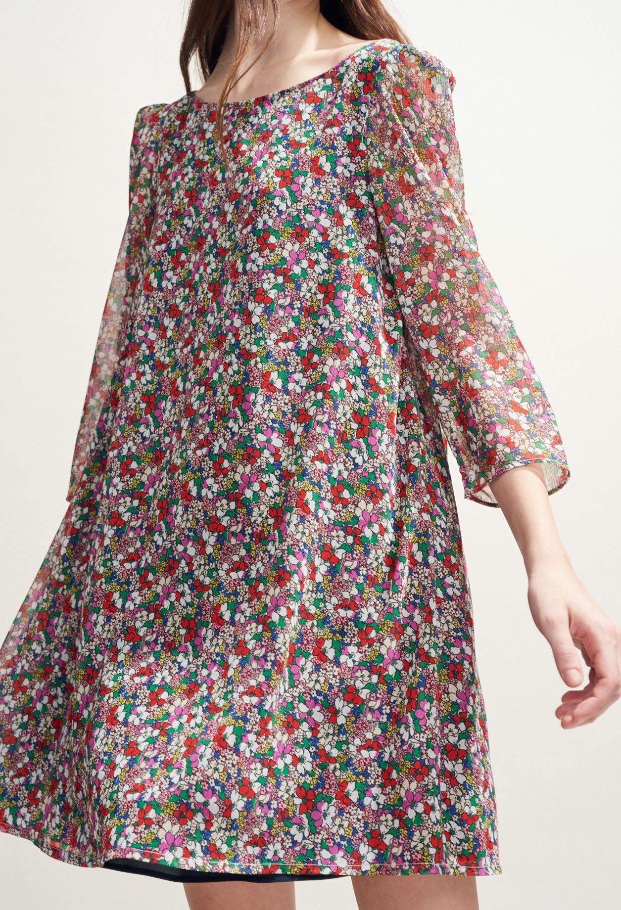 Claudie pierlot robe fleurs hotsell