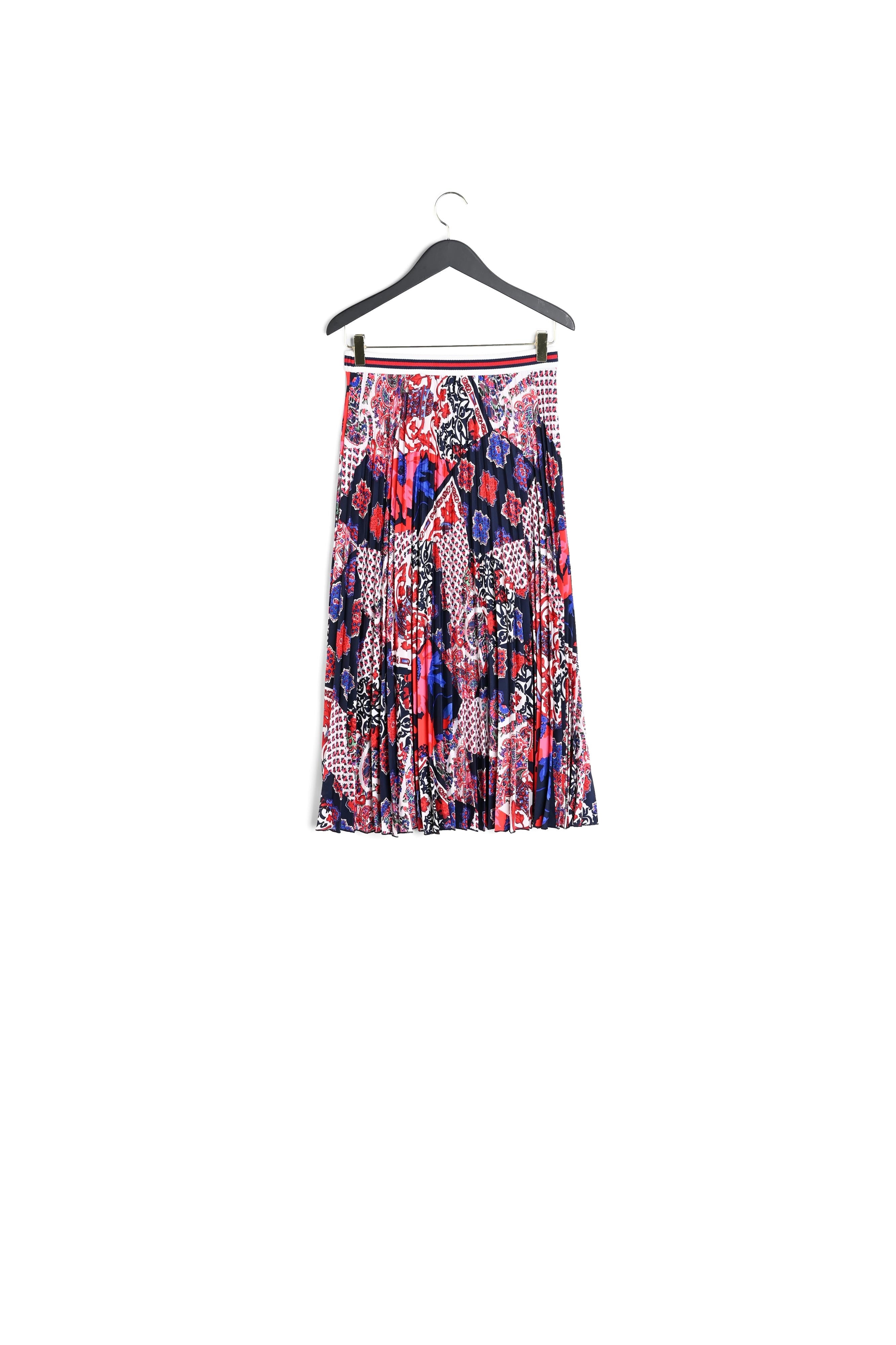 Jupe plissée imprimée foulard Faume - seconde main