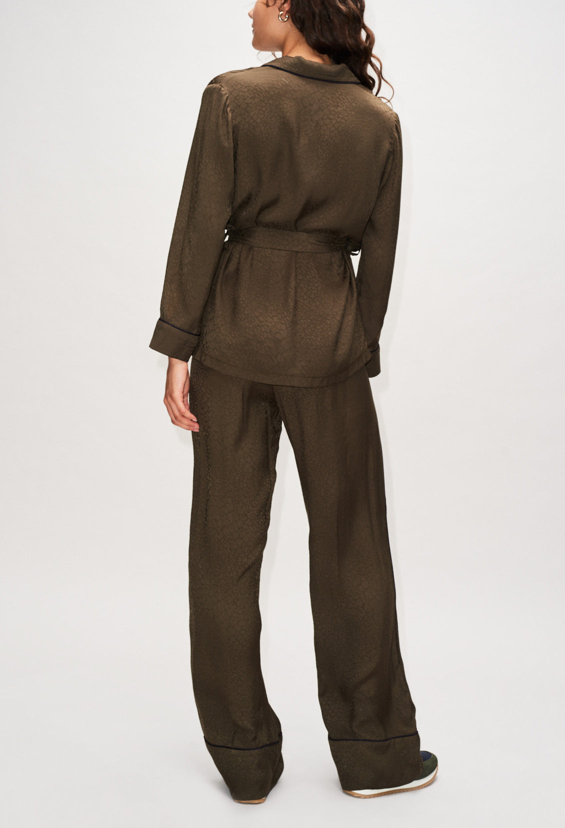 Chemise pyjama ceinturée esprit kimono Faume - seconde main